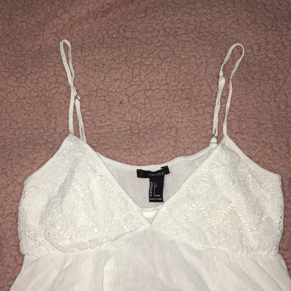 White Tank Top - Picture 4 of 4